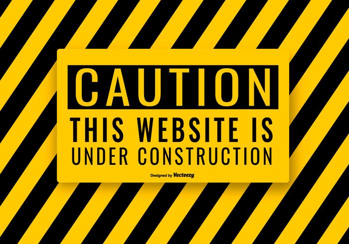 Webbplats Under Construction Illustration vektor