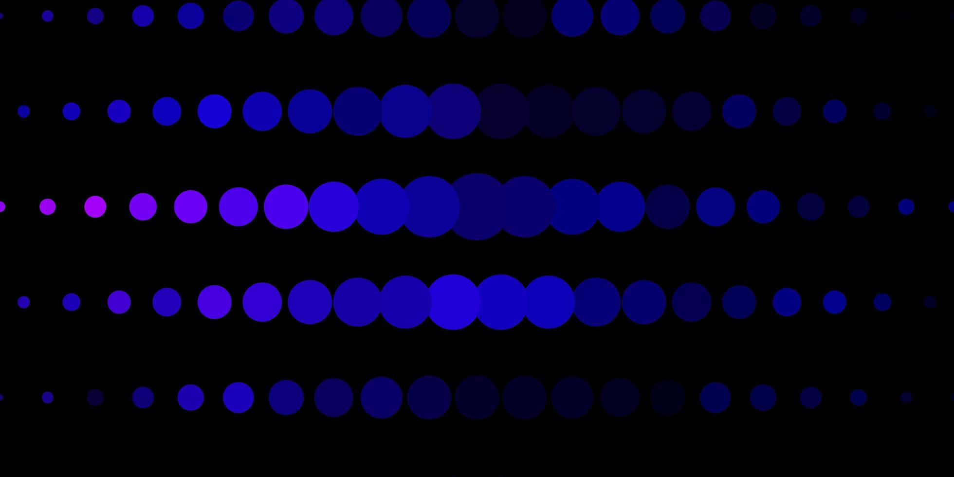 mörkrosa, blå vektorbakgrund med prickar. vektor