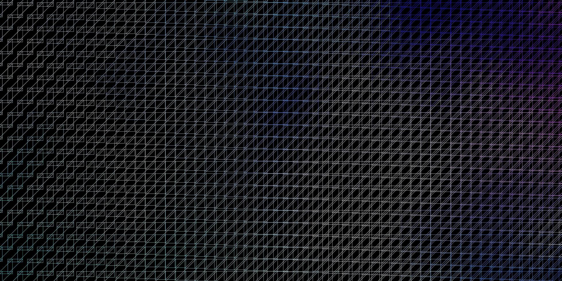 mörkrosa, blå vektormönster med linjer. vektor