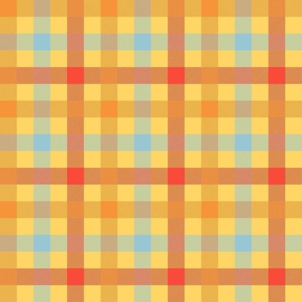 tartan orange färg sömlös vektor mönster