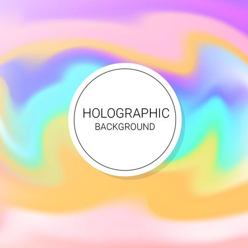 Holographischer Hintergrund vektor