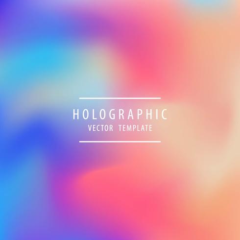 Holographischer Hintergrund vektor