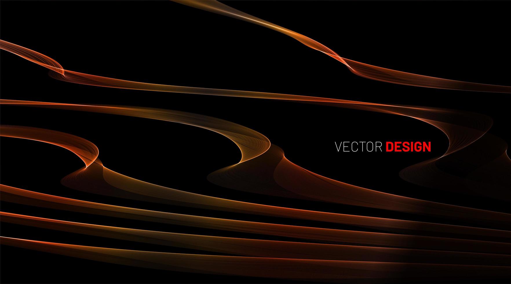 abstrakter Vektorhintergrund mit glatten Linien vektor
