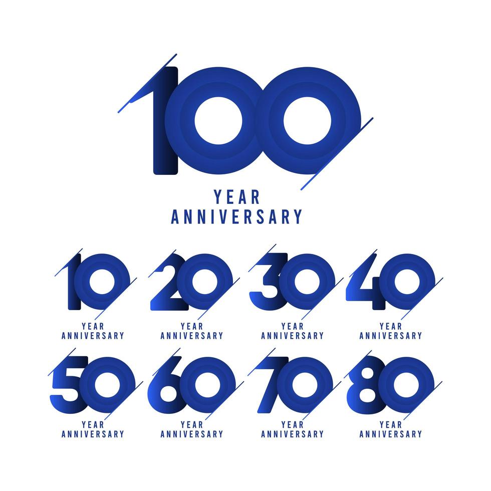 100 års jubileum firande vektor mall design illustration