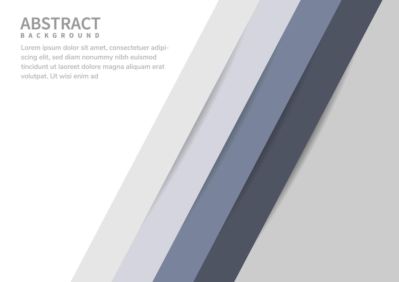 abstrakter Hintergrund diagonale Linien weißer und grauer Farbton. vektor