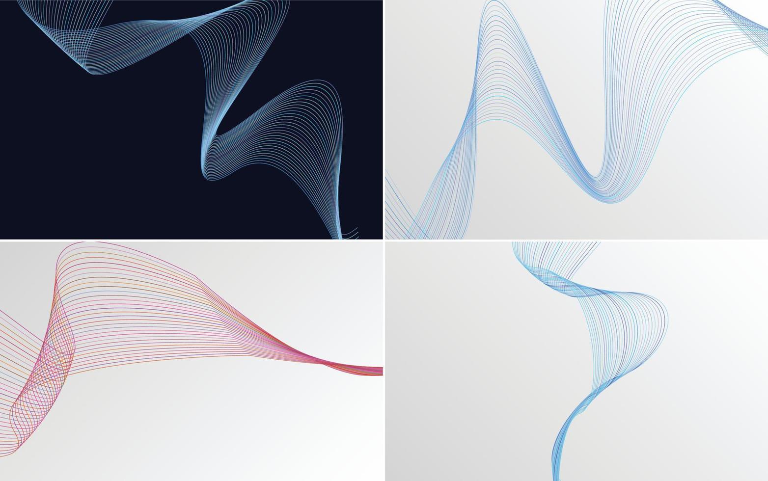 Sammlung von geometrischen Mustern mit minimalen Linien vektor