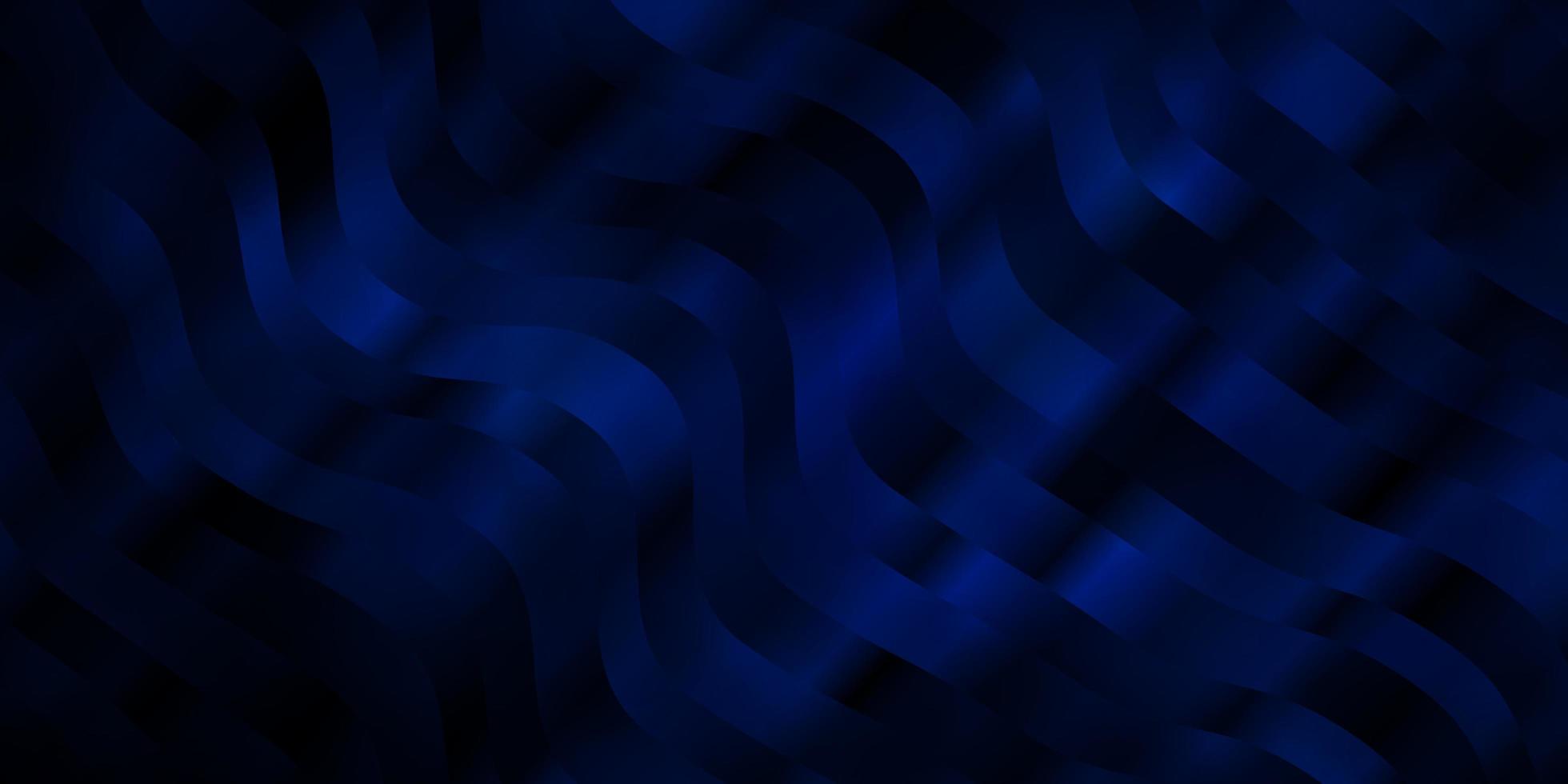 mörkblå vektor bakgrund med cirkulär båge.