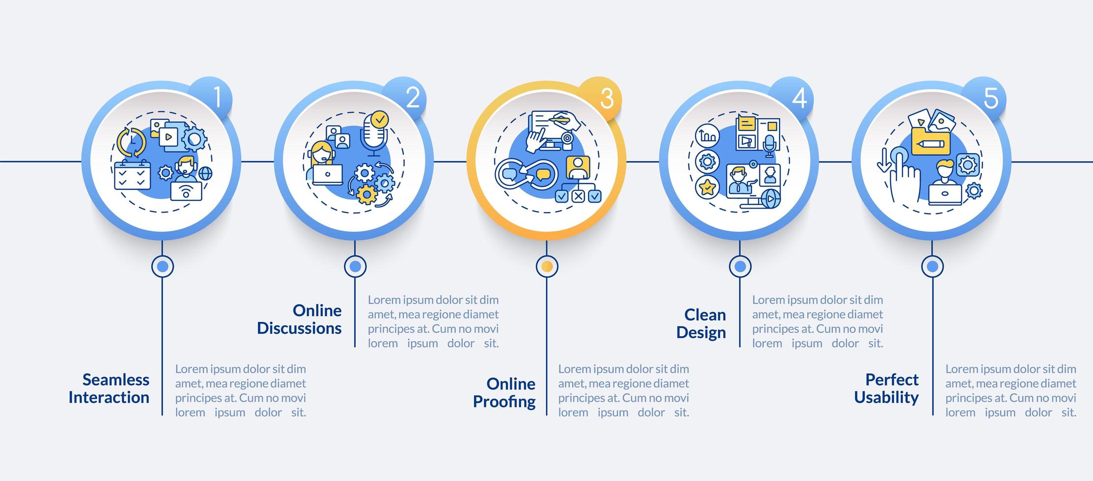 fjärrkontroll app har vektor infographic mall