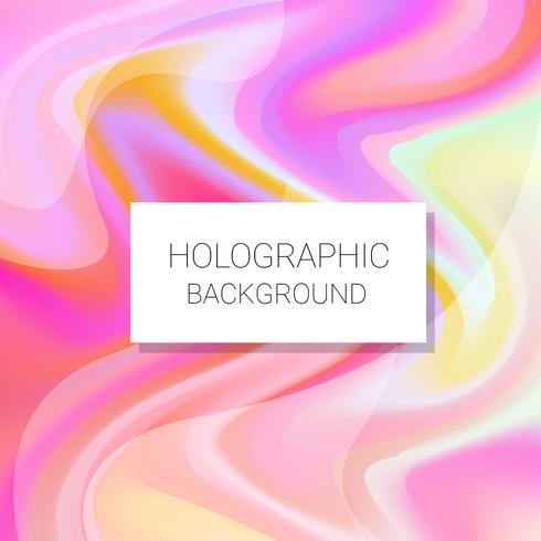 Holographischer Hintergrund vektor