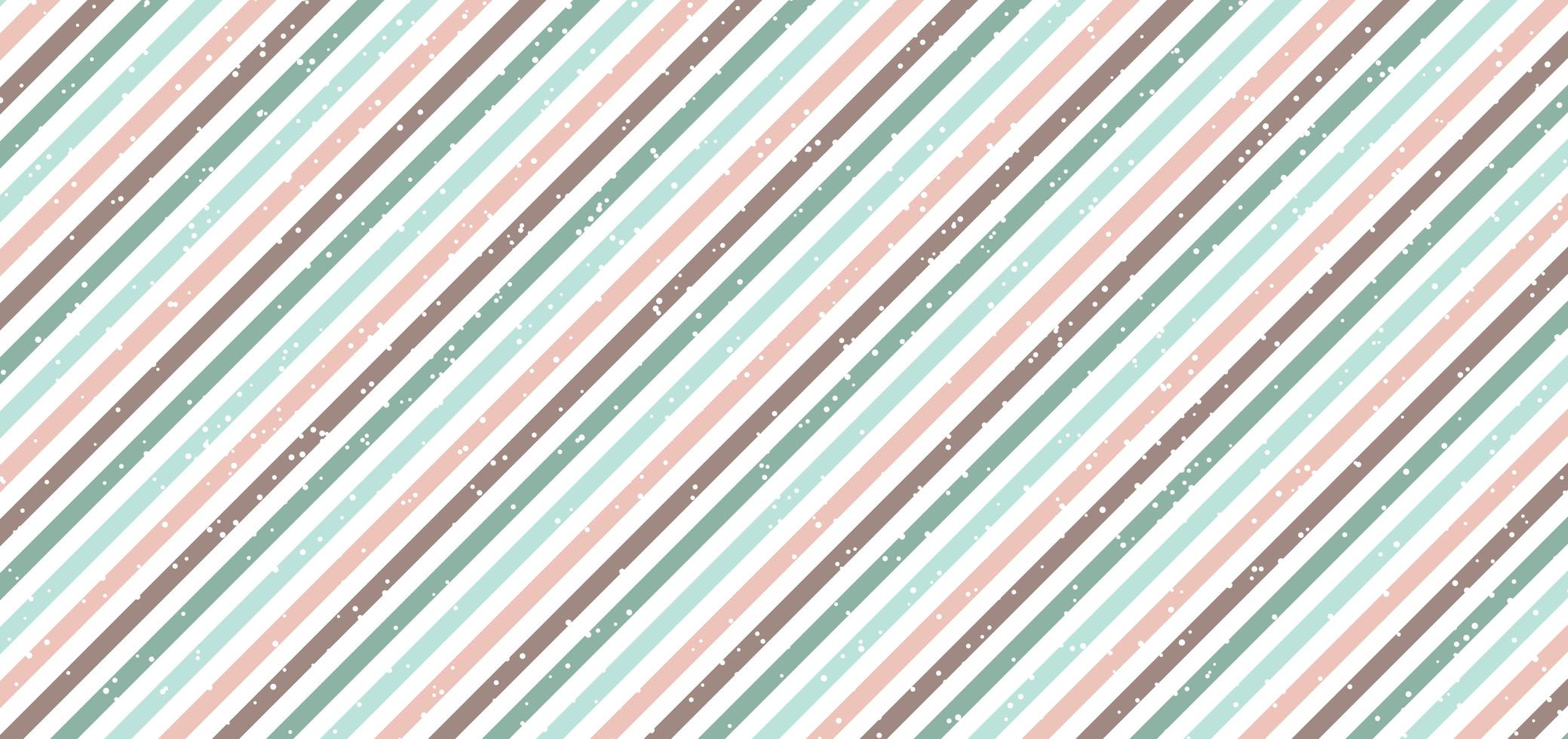 abstrakt klassisk retrostil diagonala ränder pastellfärgad bakgrund med vita prickar sprids vektor