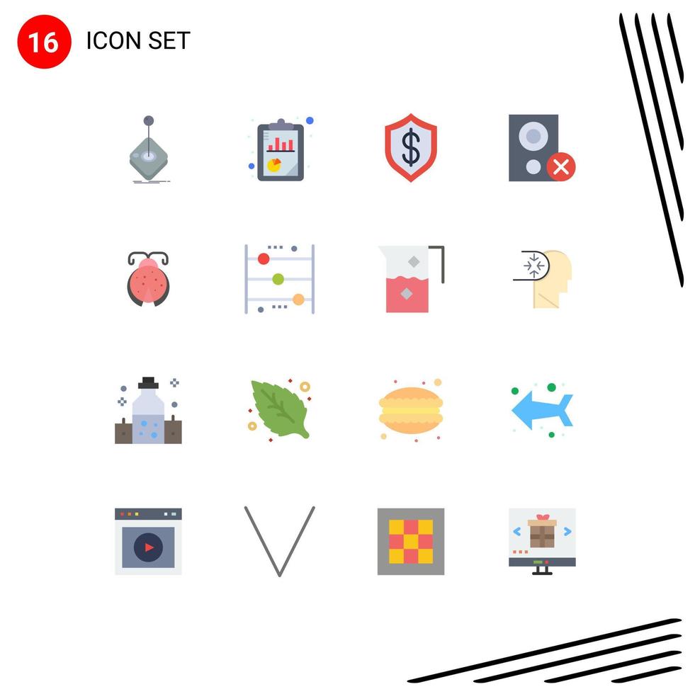 mobile schnittstelle flacher farbsatz von 16 piktogrammen von hardwaregeräten seo-analysecomputern intelligentes editierbares paket kreativer vektordesignelemente vektor
