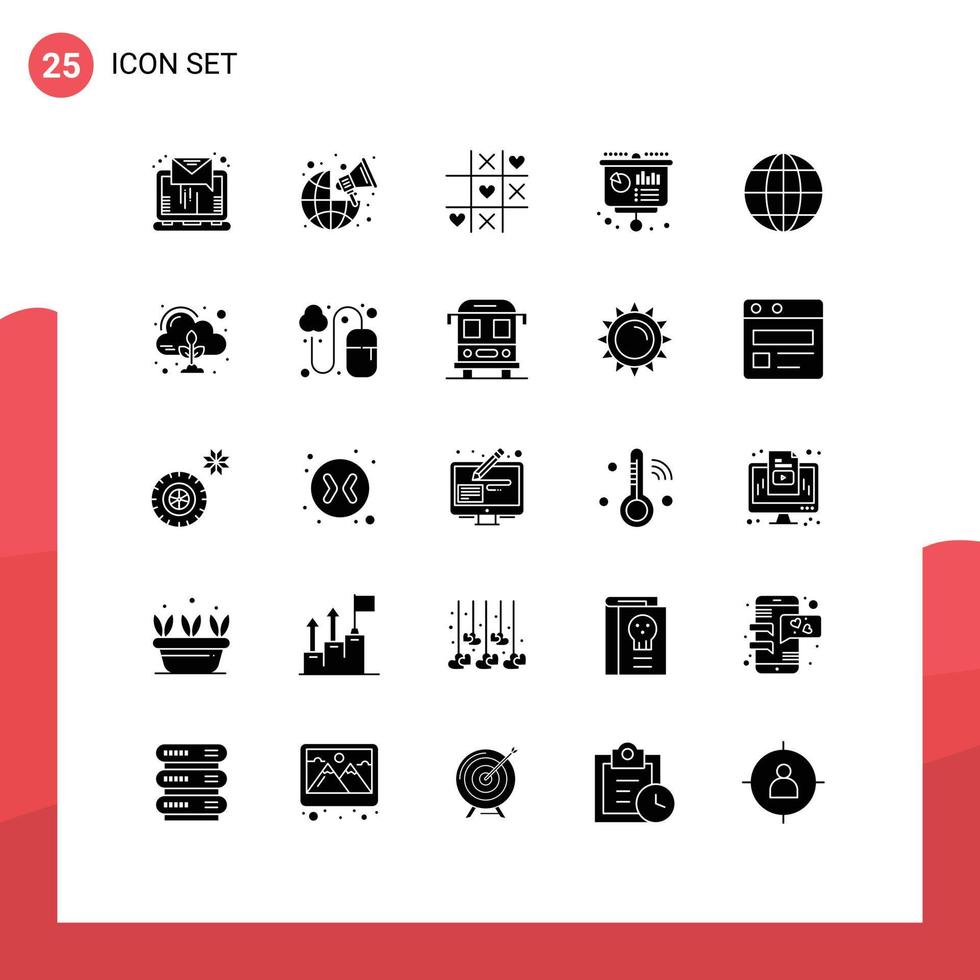 25 kreativ ikoner modern tecken och symboler av utbildning finansiell spel utbildning företag redigerbar vektor design element