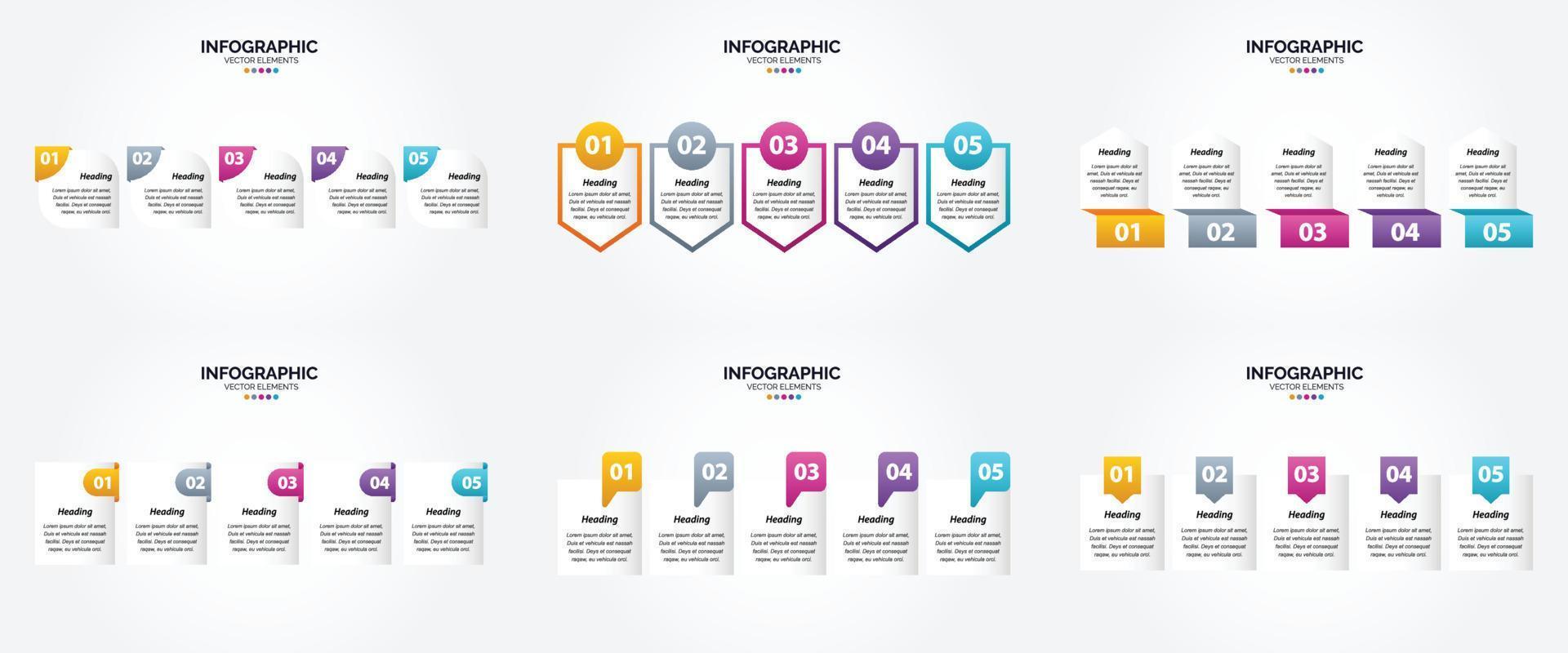 vektor illustration infographics platt design uppsättning för reklam broschyr flygblad och tidskrift