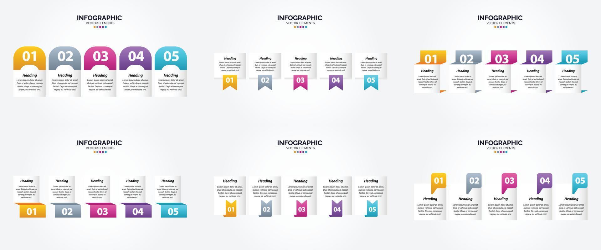 vektor illustration infographics platt design uppsättning för reklam broschyr flygblad och tidskrift