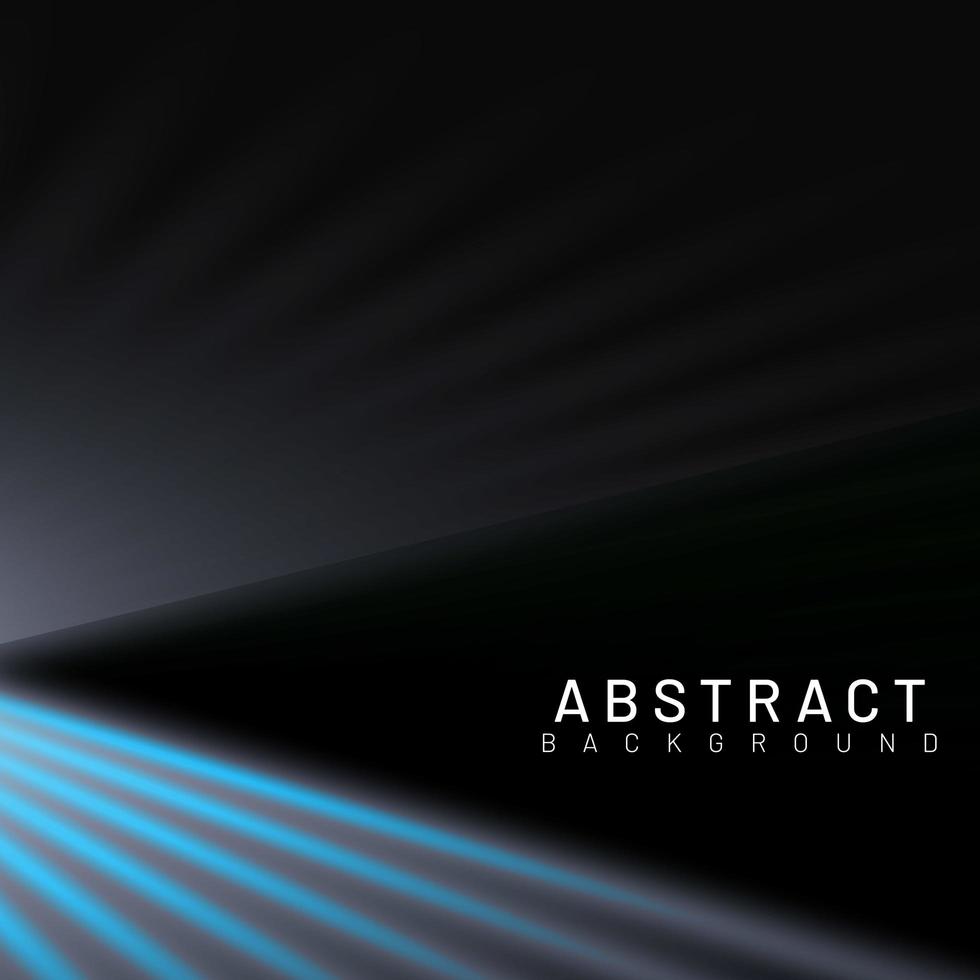 abstrakter blauer und schwarzer Raumtechnikhintergrund vektor
