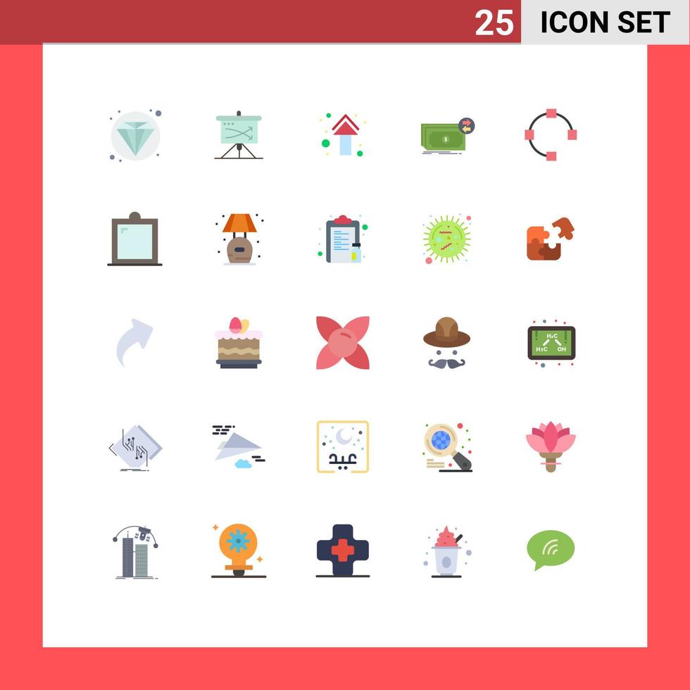 25 kreativ ikoner modern tecken och symboler av pengar dollar pil kontanter hetero redigerbar vektor design element