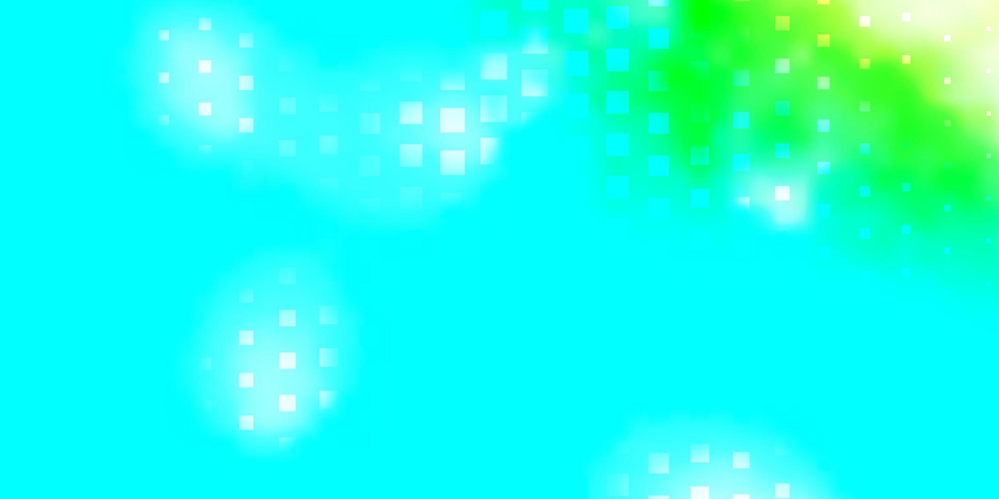 ljusblå, grön vektorbakgrund med rektanglar. vektor