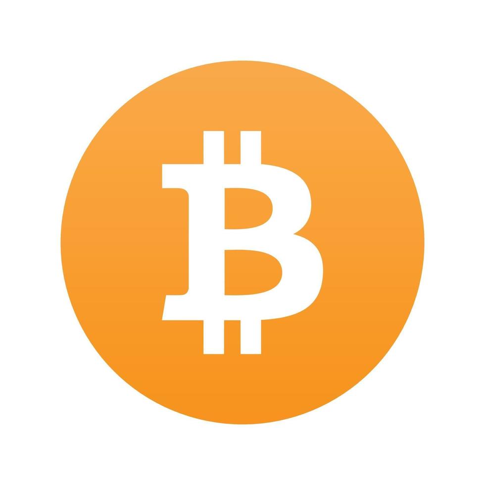 bitcoin emblem vektor