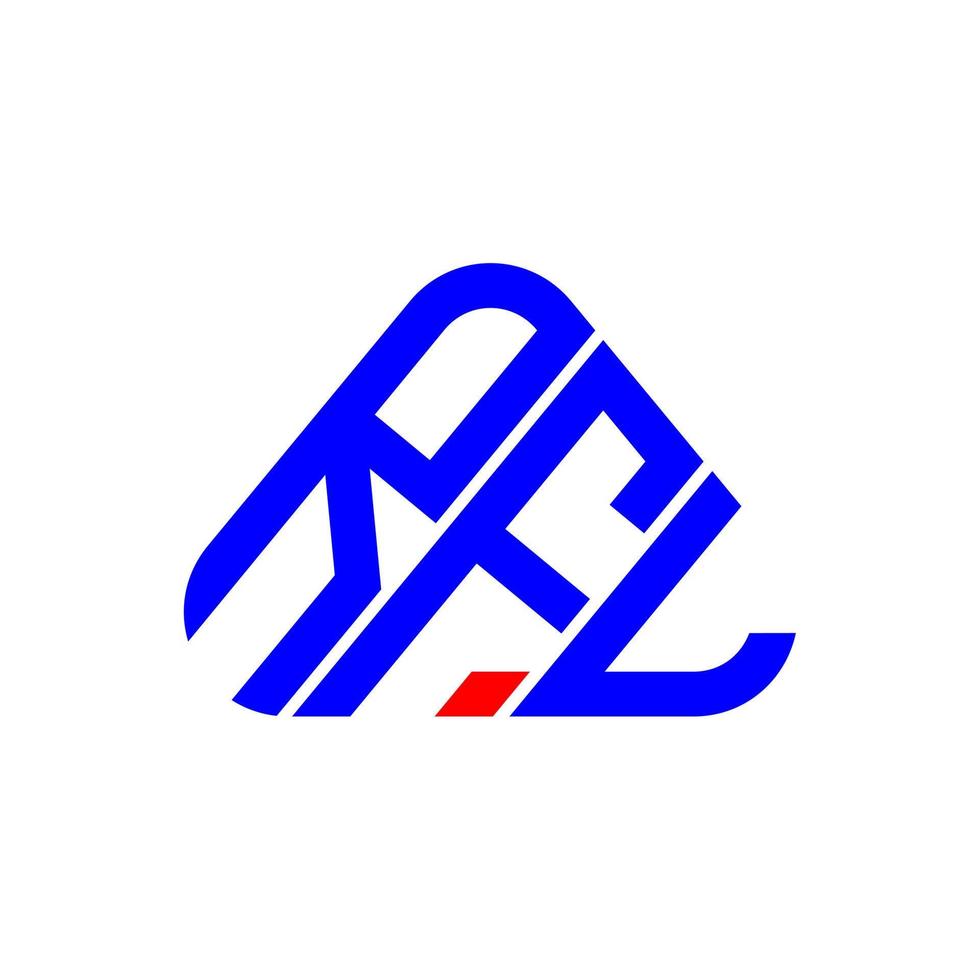 rfl-Buchstaben-Logo kreatives Design mit Vektorgrafik, rfl-einfaches und modernes Logo. vektor