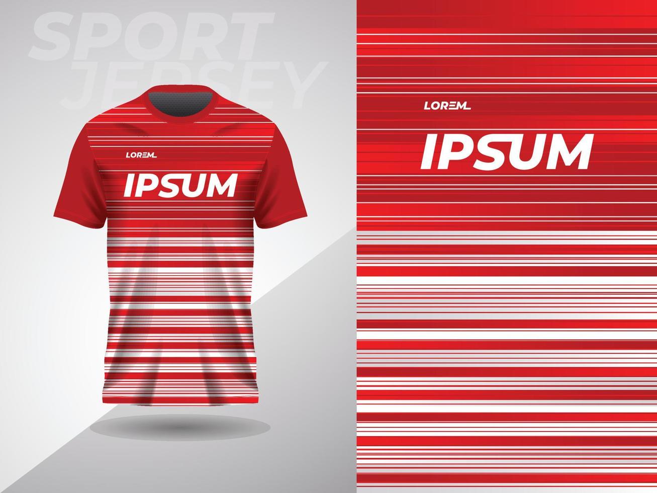 röd abstrakt skjorta sporter jersey design för fotboll fotboll tävlings gaming cykling löpning vektor