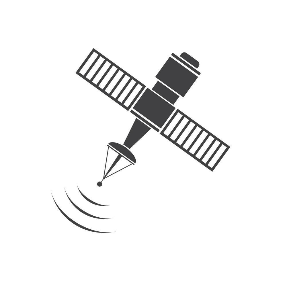 satellit ikon, överföring vektor illustration