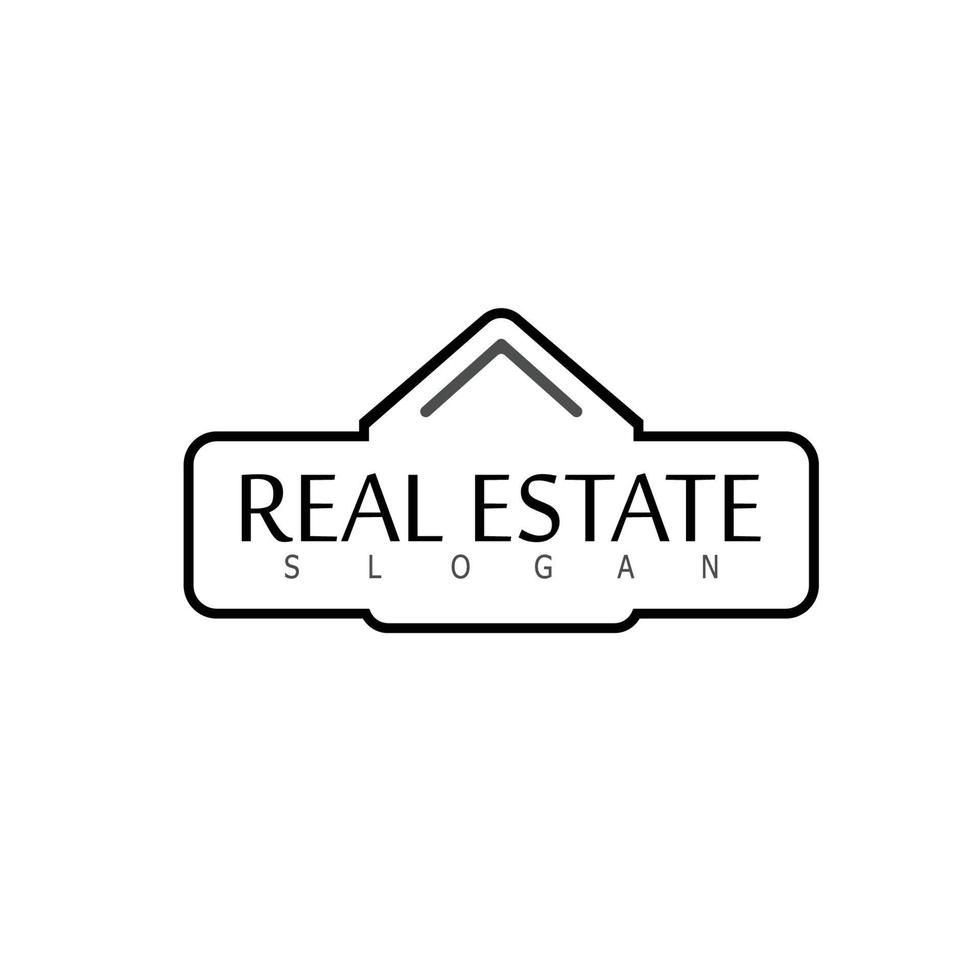 Home-Immobilien-Logo-Design-Symbol-Symbol vektor