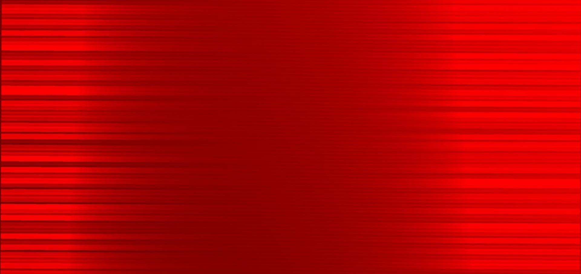 abstrakt horisontellt linjemönster på röd bakgrund. vektor