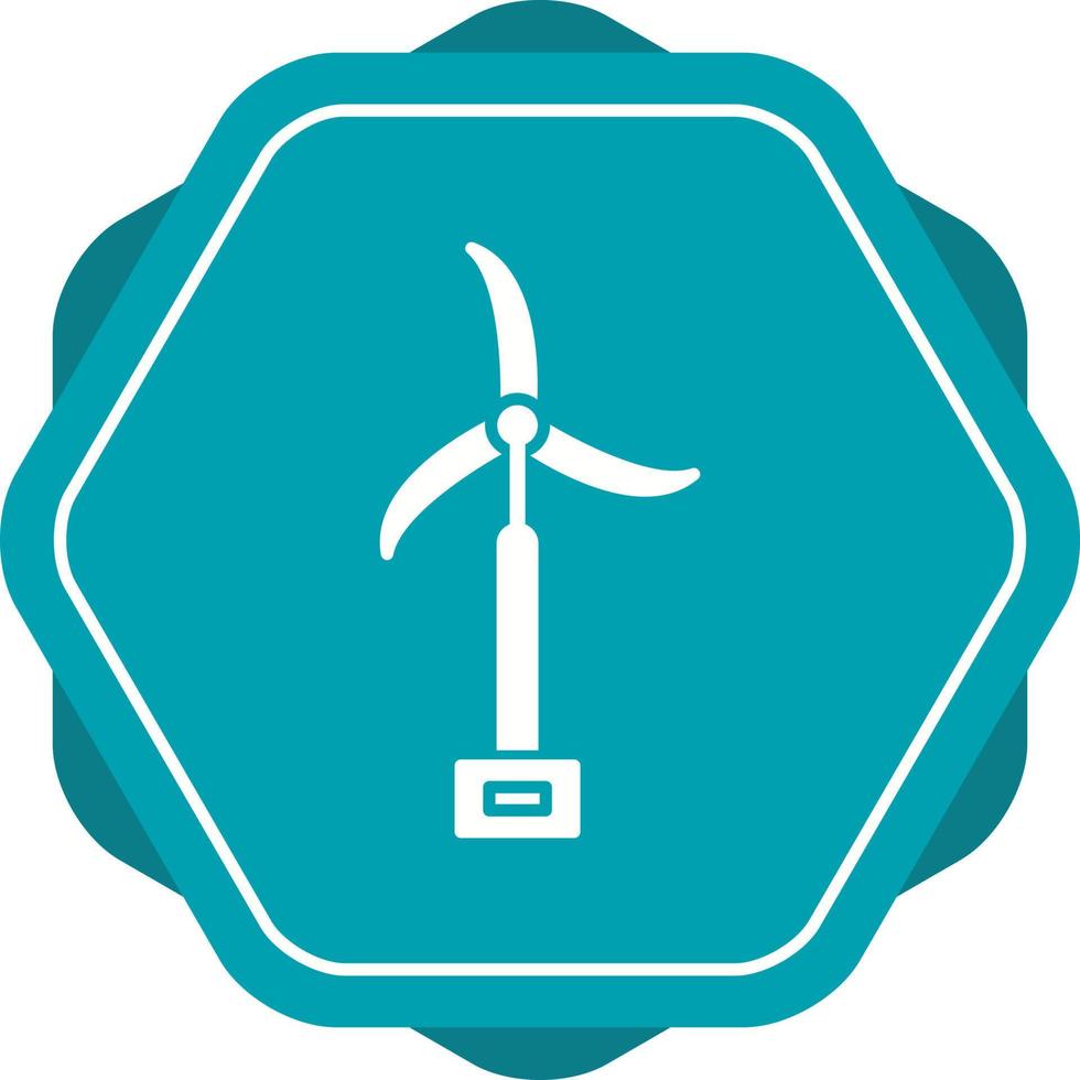 Symbol für Windmühlenvektor vektor