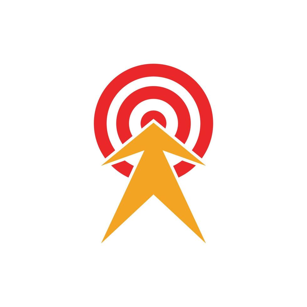 Ziel-Logo-Symbol-Illustrationsdesign vektor