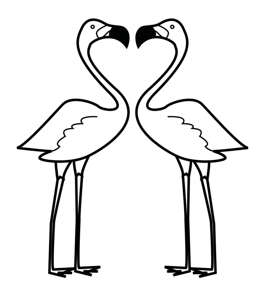 Flamingo-Design-Illustration vektor