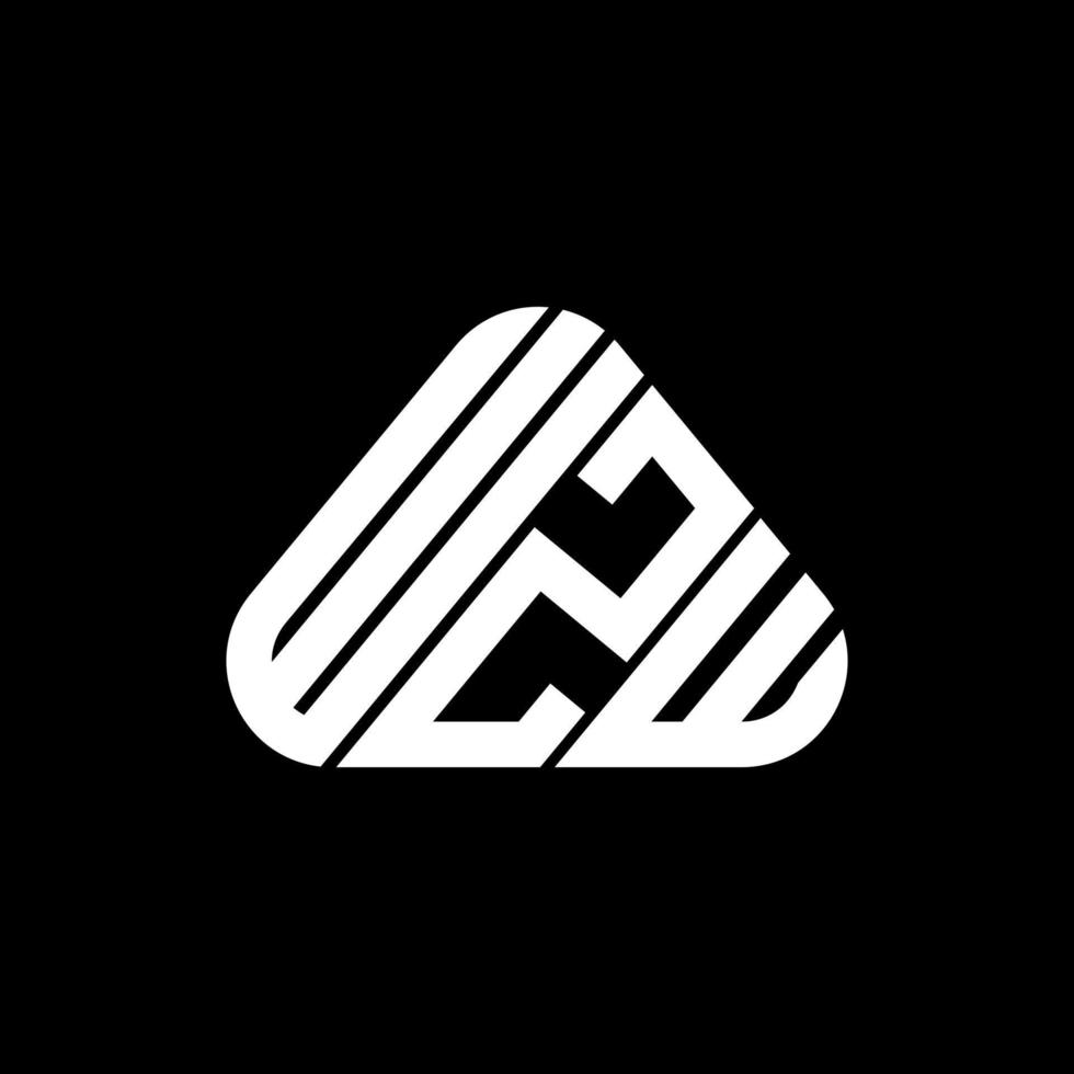 wzw brev logotyp kreativ design med vektor grafisk, wzw enkel och modern logotyp.