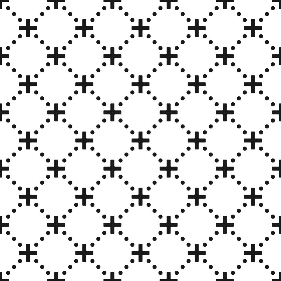 sömlös geometrisk svart och vit mönster vektor