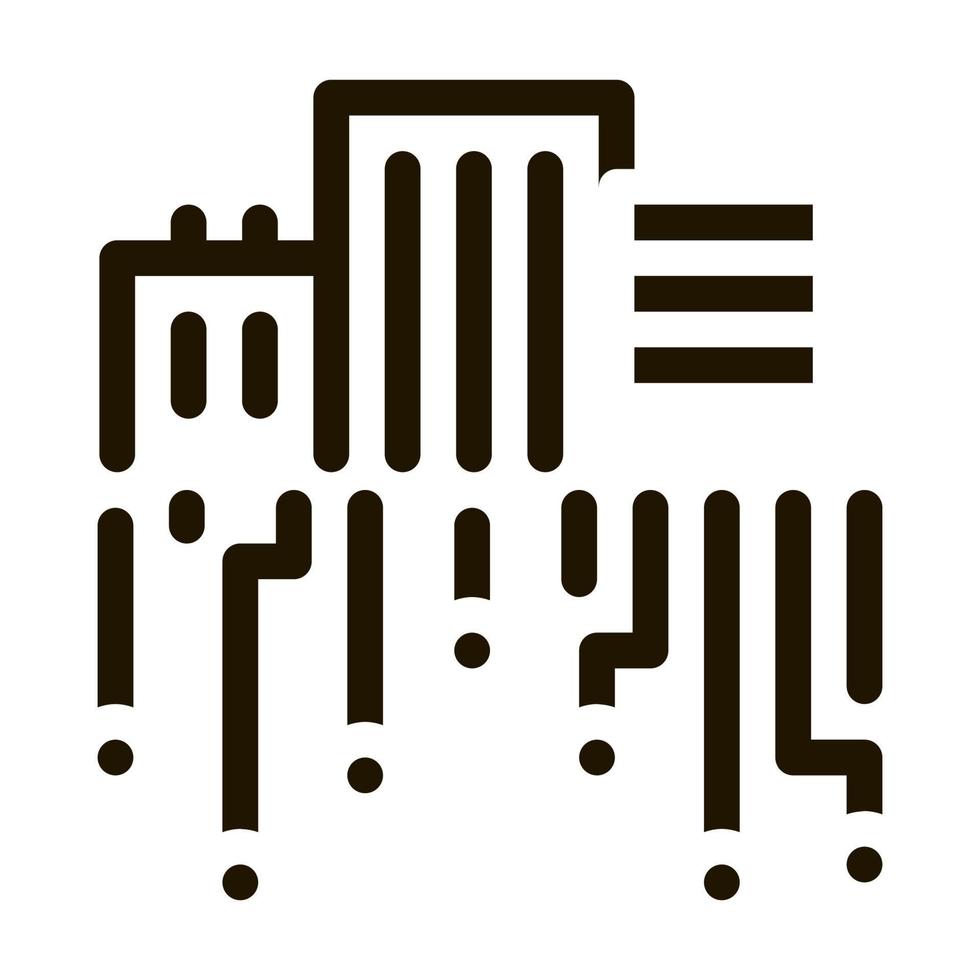 Wi-Fi-Signalnetzwerk-Symbolvektor-Glyph-Illustration vektor