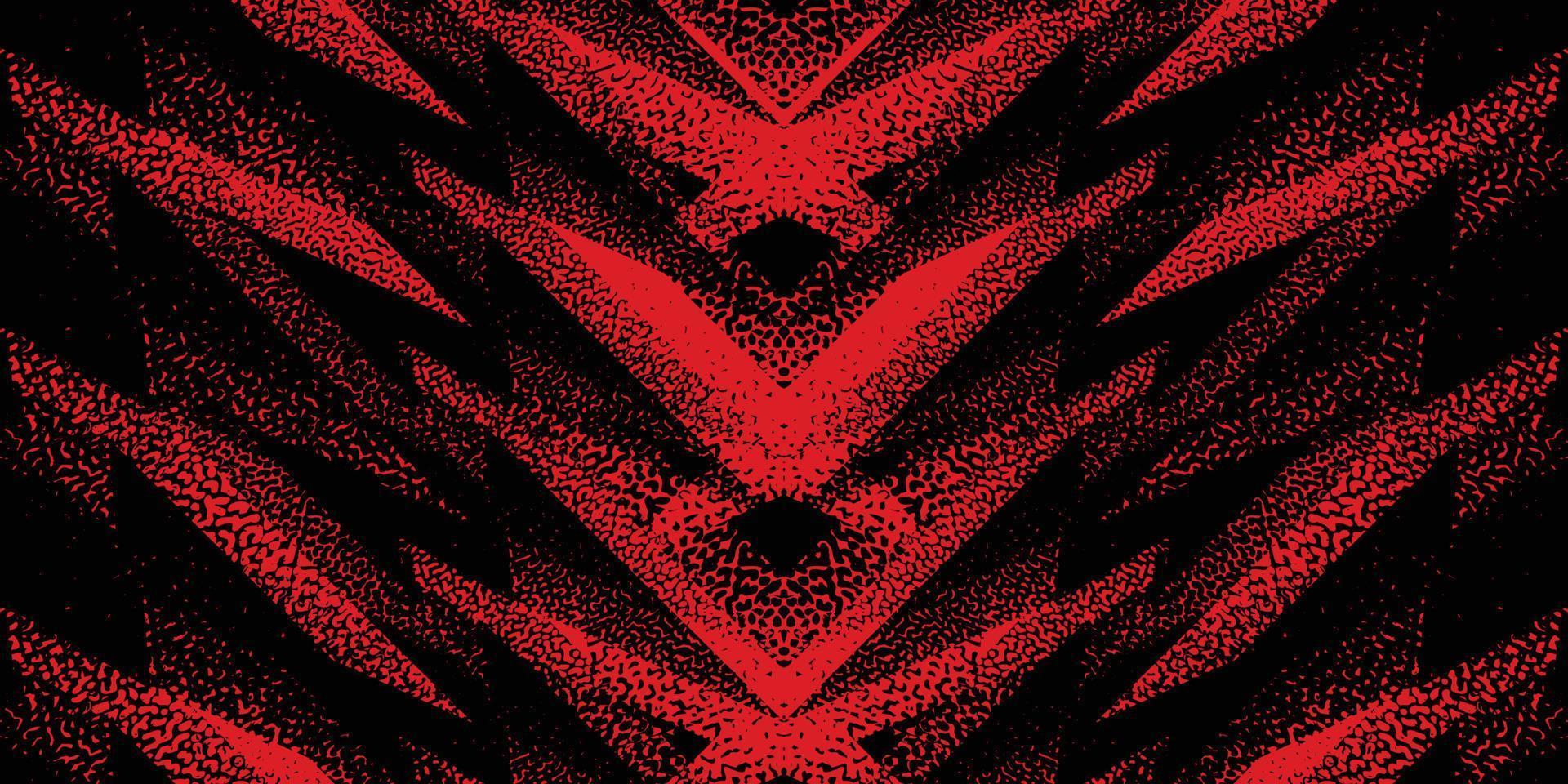 röd och svart abstrakt mönster . kan vara Begagnade i textilier, för bok design, jersey, hemsida bakgrund, och också för de design av de objekt av interiör och exteriör. vektor
