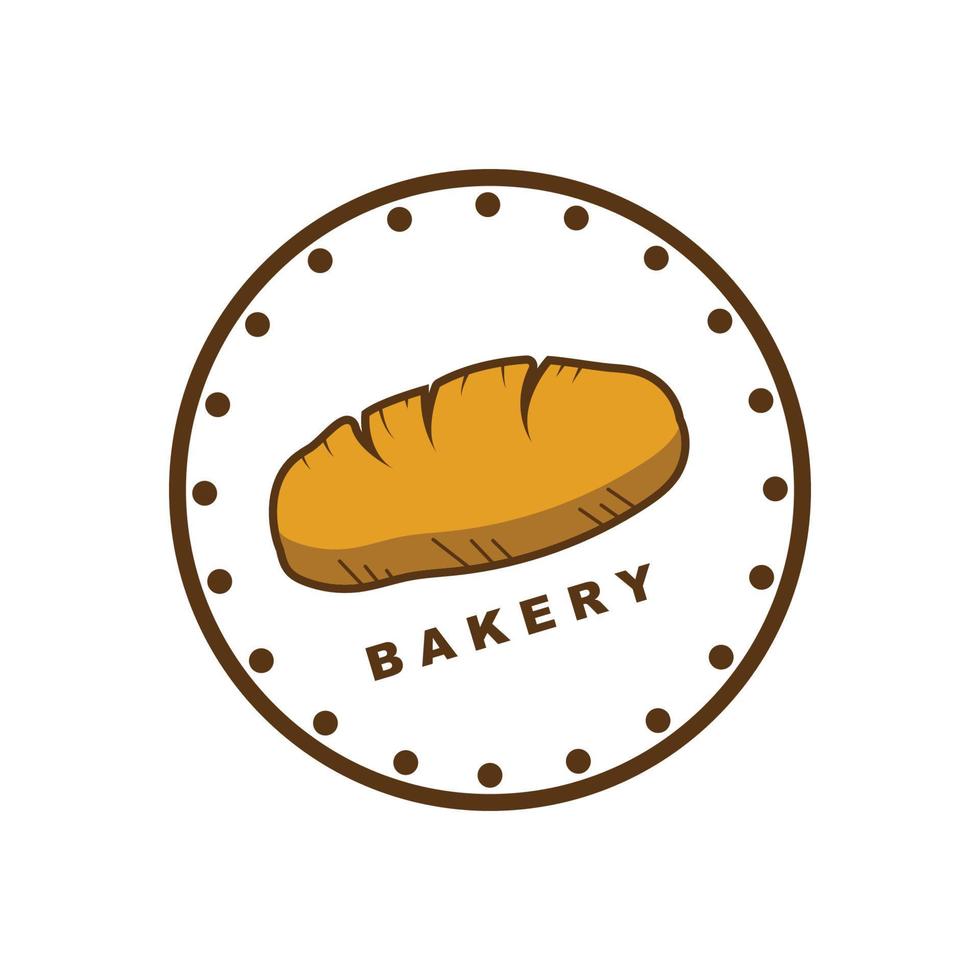 Bäckerei-Logo-Vorlage-Vektor-Illustration vektor