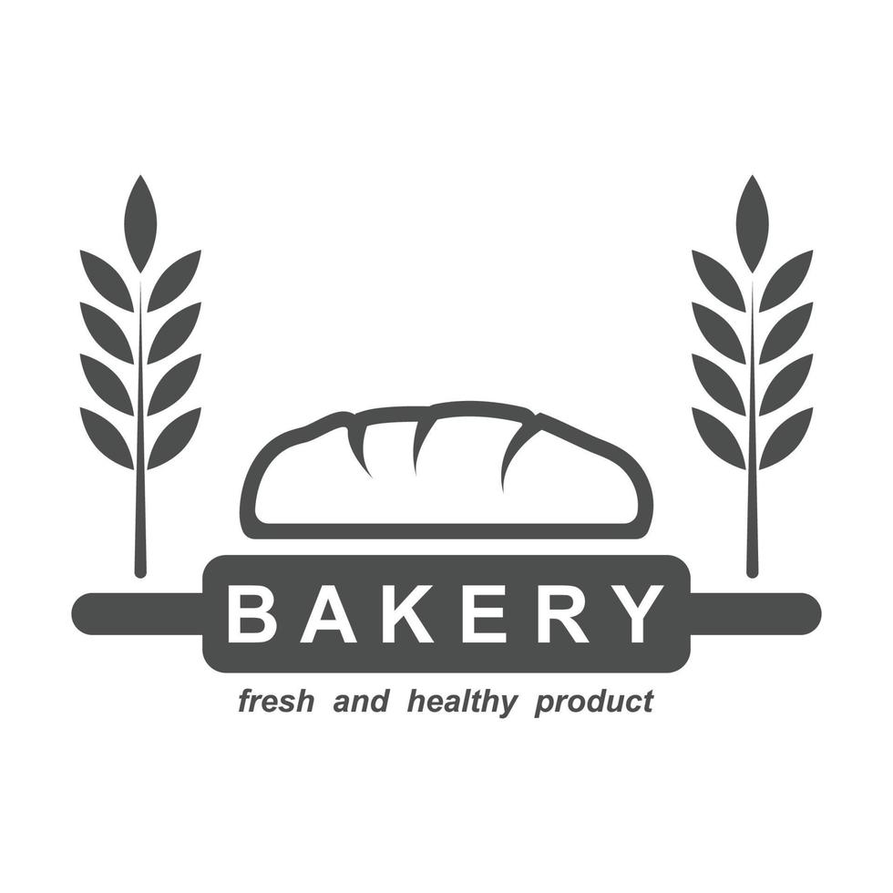 Bäckerei-Logo-Vorlage-Vektor-Illustration vektor