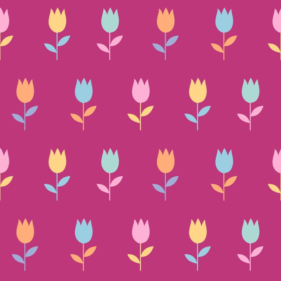 Nahtloses Muster von handgezeichneten Blumen im Doodle-Stil auf isoliertem Hintergrund. romantisches liebesdesign für liebe, muttertag, hochzeitsfeier, grußkarten, scrapbooking, textil. vektor