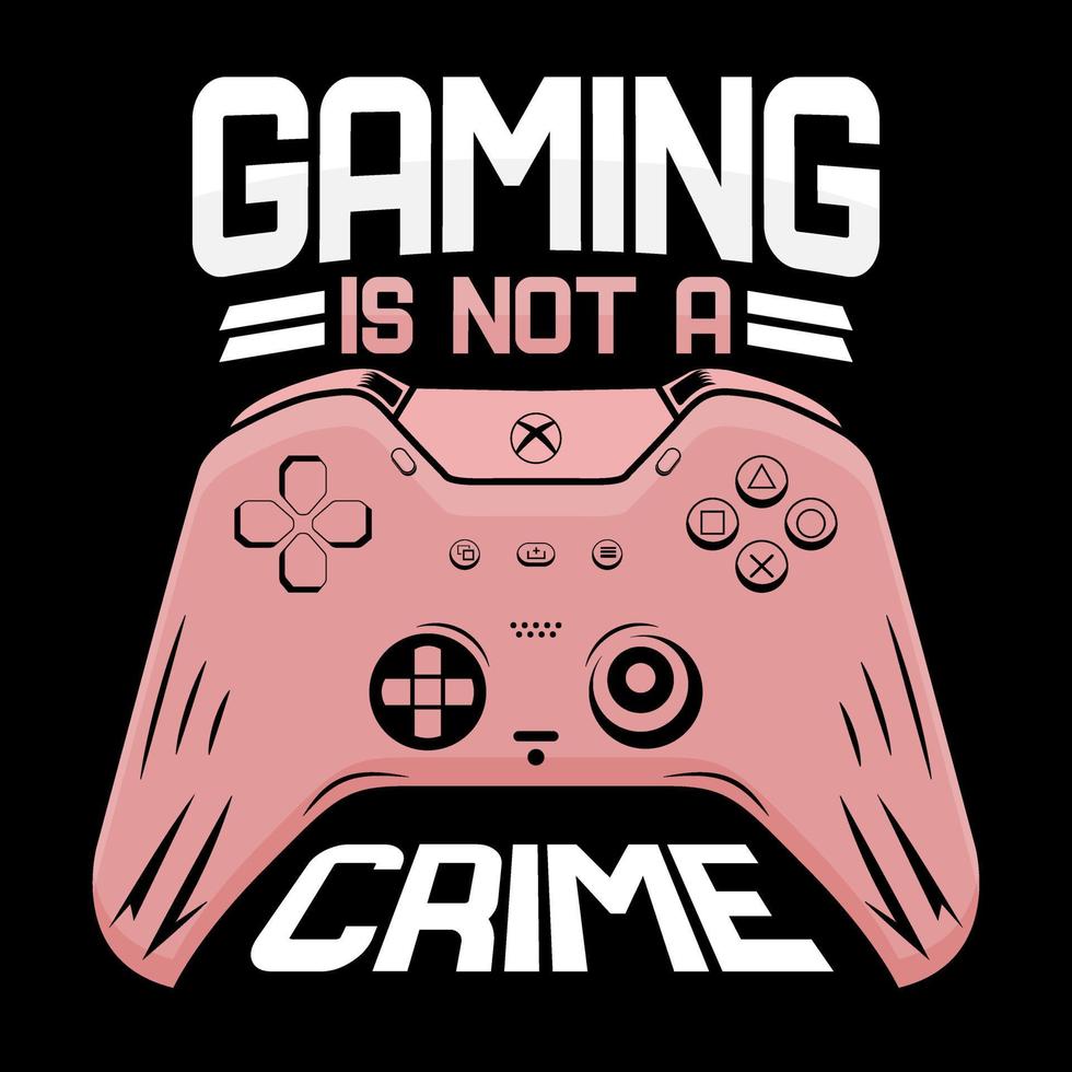 Gaming-T-Shirt-Design, Gamer-T-Shirt, Gamer-T-Shirts, Vintage-Gaming-T-Shirt-Design, Spielzitat und Sprichwort, Typografie-Gaming-T-Shirt, Gaming-Retro-Stil-Vektor-T-Shirt vektor