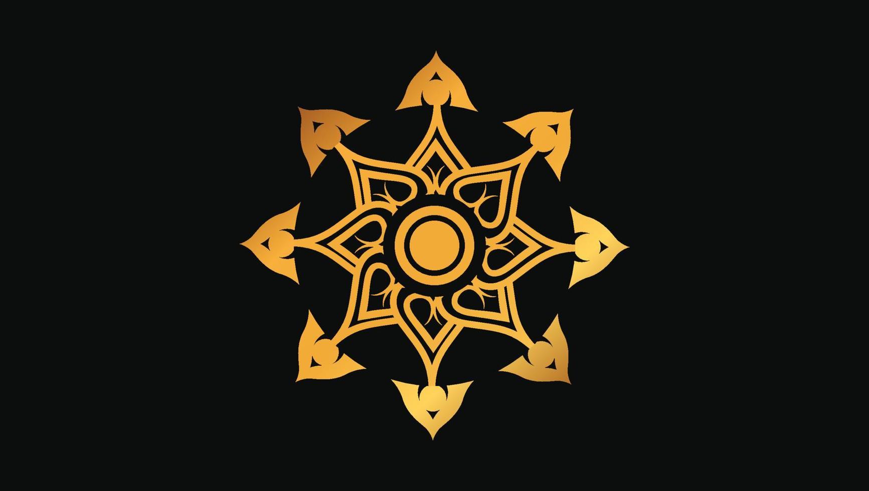 islamische Mandala-Kunst für High-End-Grafikdesign vektor