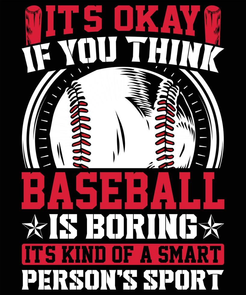 Baseball-Retro-Vintage-Typografie-Grafik-T-Shirt-Illustration vektor