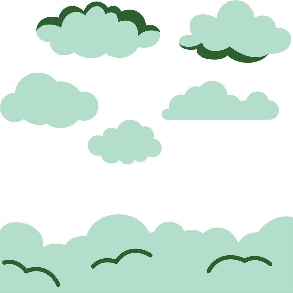 molnig bakgrund design vektor