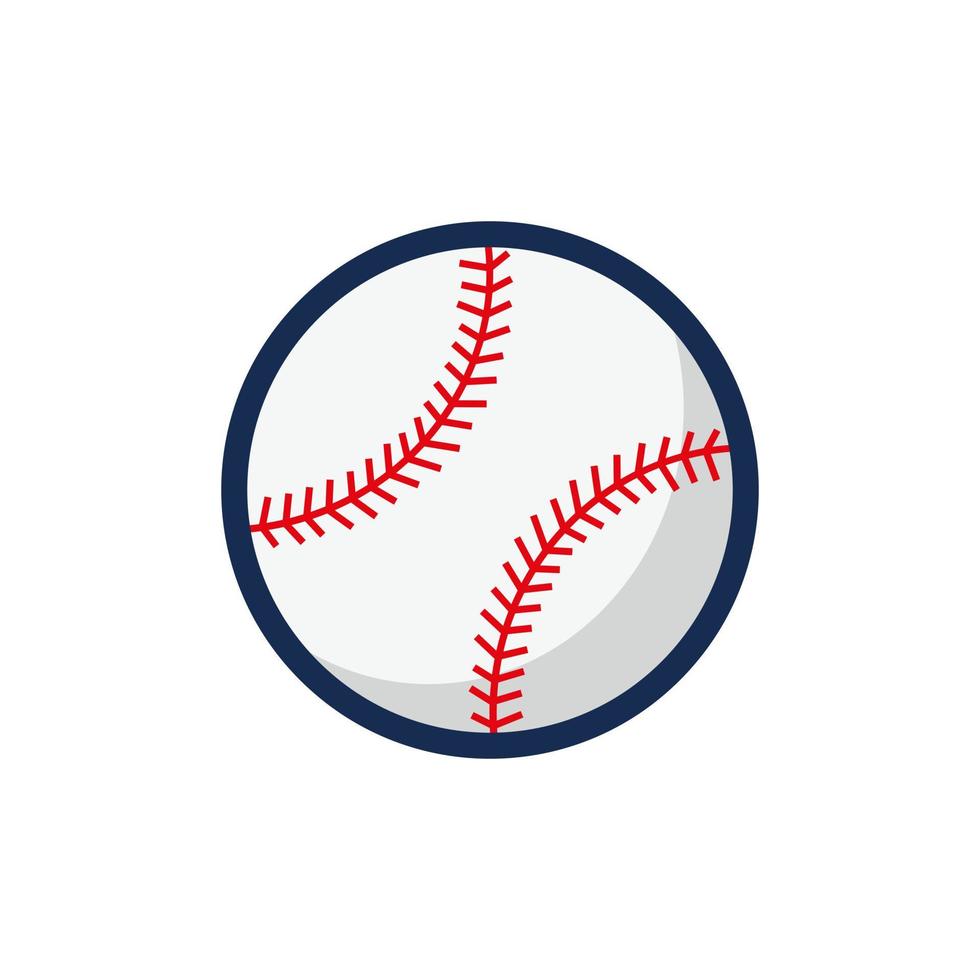 baseboll ikon begrepp med rör på sig baseboll ikon vektor mall