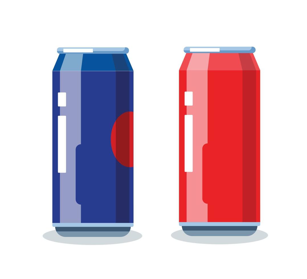 cola kan isolerat vektor illustration