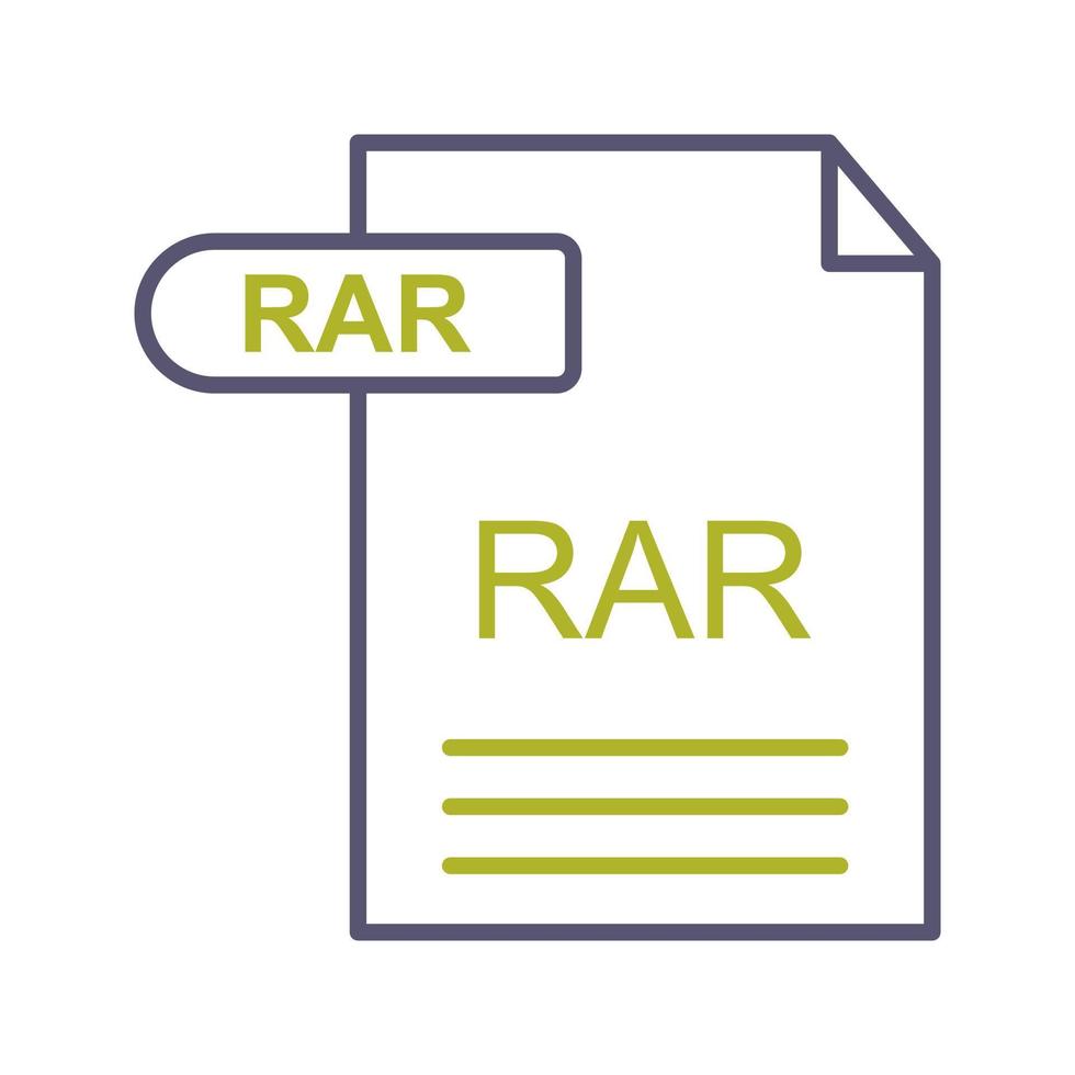 rar-Vektorsymbol vektor