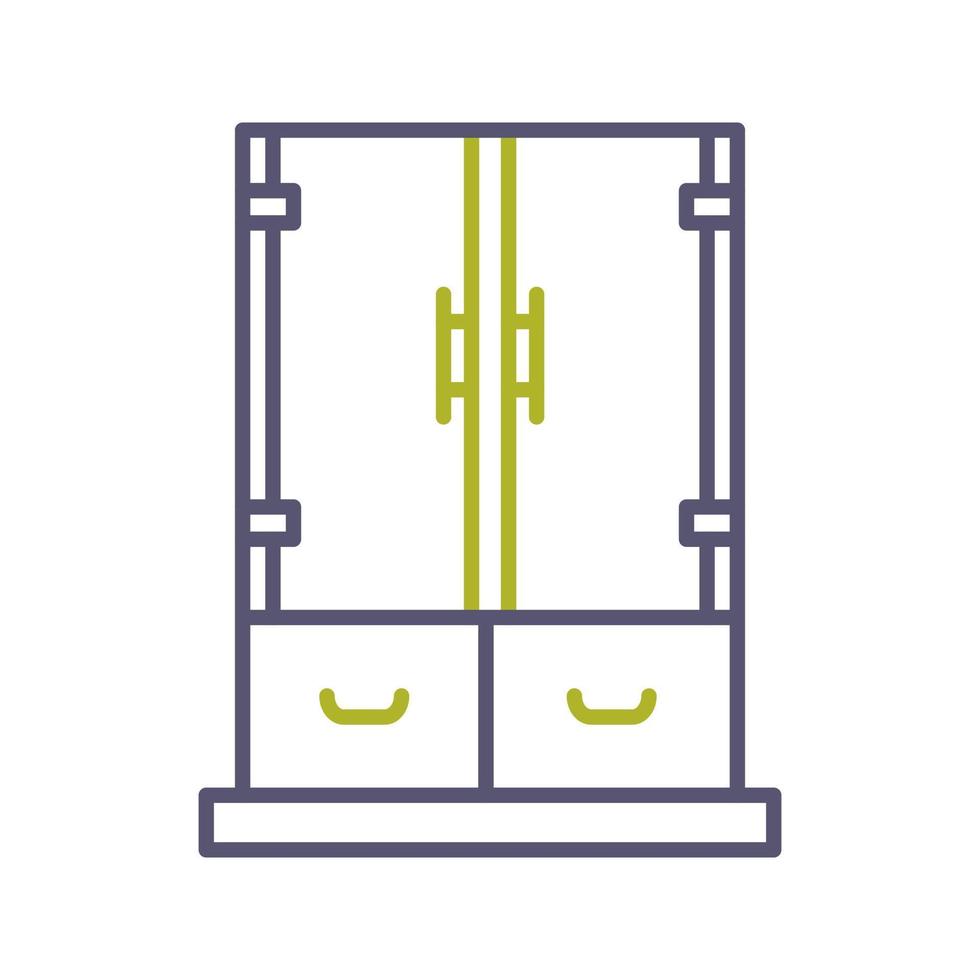 Vektorsymbol für Schrankschubladen vektor