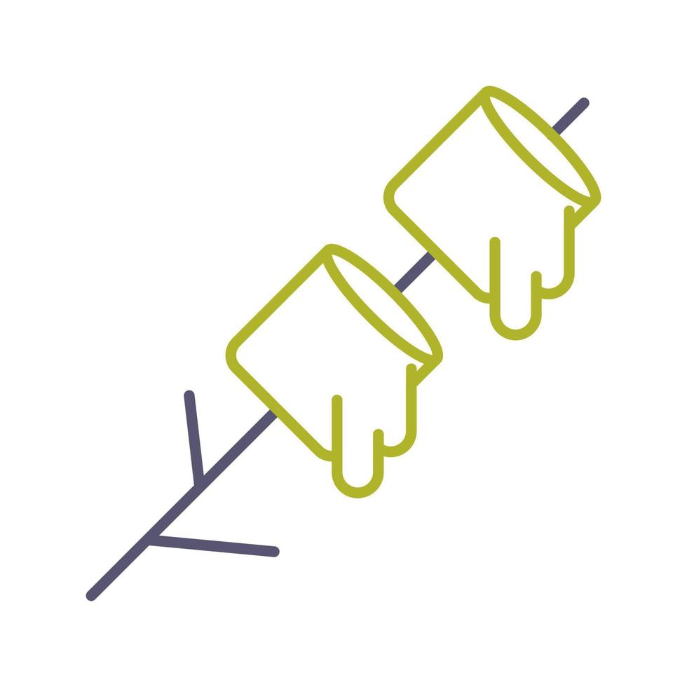 Marshmallows-Vektorsymbol vektor