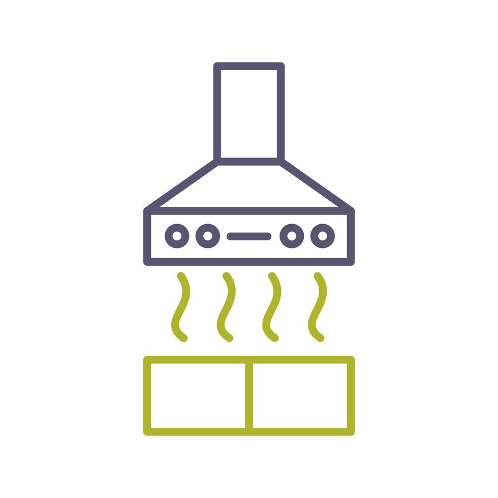 Vektorsymbol für Dunstabzugshaube vektor