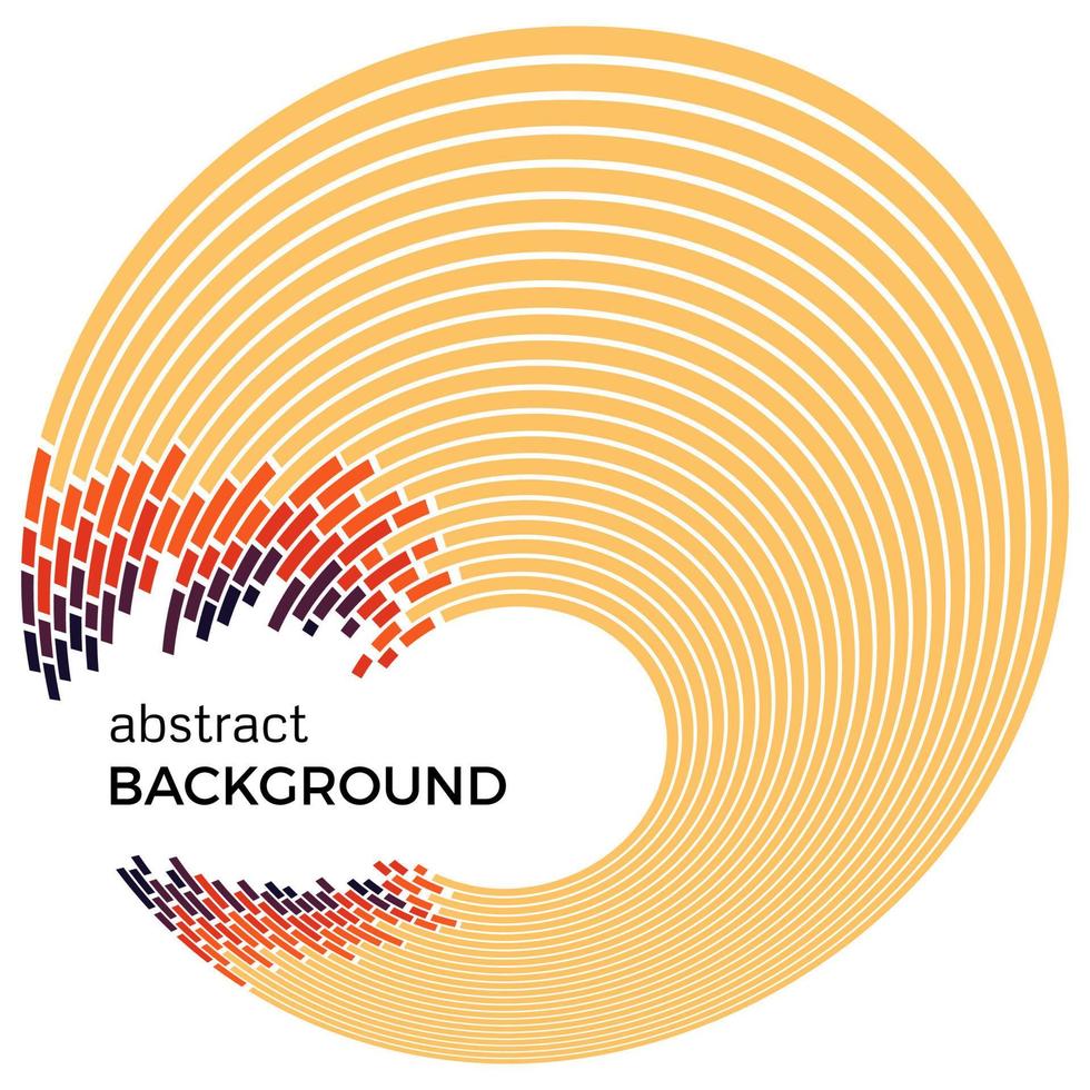 abstrakt vektor illustration skildrar färgad cirklar på en vit bakgrund. infographic bakgrund med plats för din text.