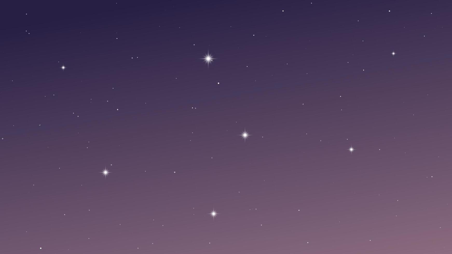 Nachthimmel mit vielen Sternen. abstrakter Naturhintergrund mit Sternenstaub im tiefen Universum. Vektor-Illustration. vektor