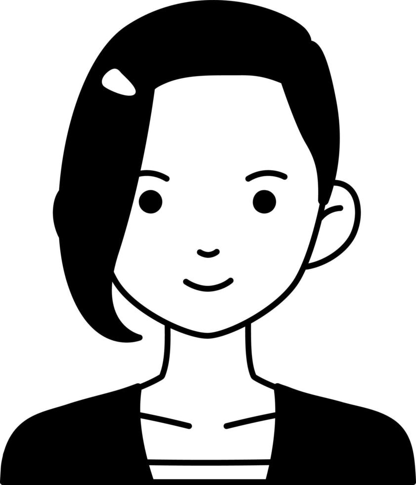 avatar användare kvinna flicka person människor rosa punk- hår semi fast transparent vektor
